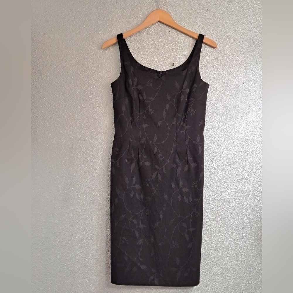 Vintage CDC Little Black  Dress   Petites Size 8
